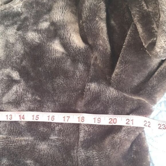 32 Degrees Heat Faux Fur Jacket XL Gray Polyester Coat - Picture 9 of 9
